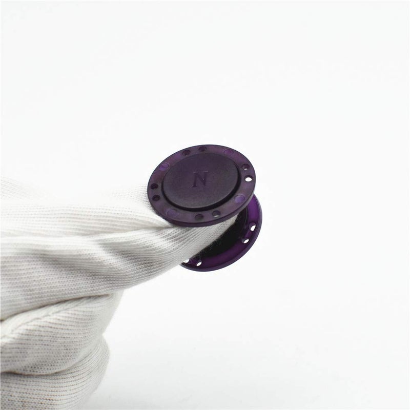 Magerial 41L Magnetic Coat Buttons 26mm/1â€ Invisible Hidden Sewing Button Nylon with Magnets Inside for Coat Jacket Suitcase Bag Windbreaker Pajamas FBM Shipment 6pcs (26mm, Purple) - Image 4